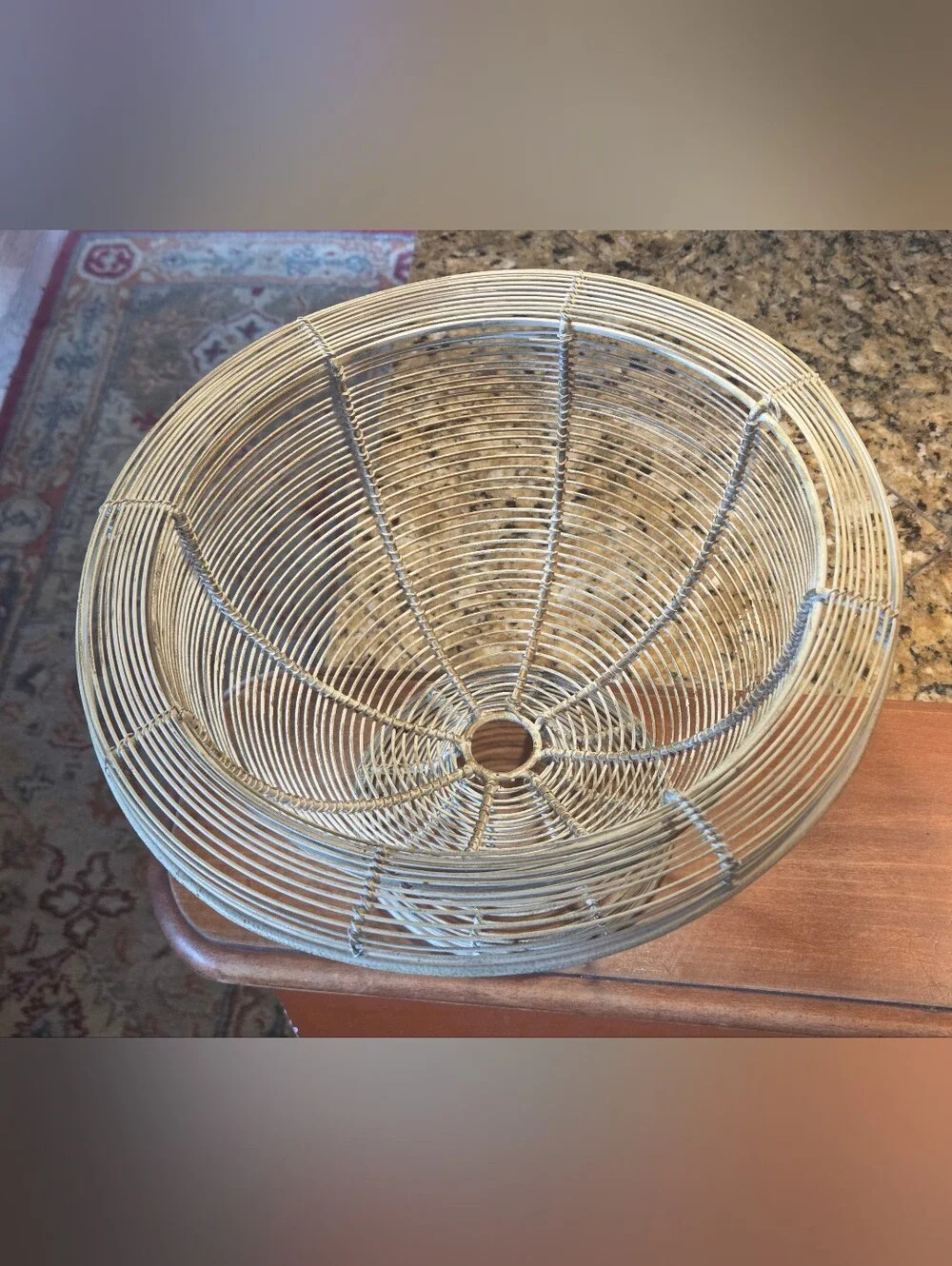 Vintage/Antique French Hand-made Wirework Pedestal 
